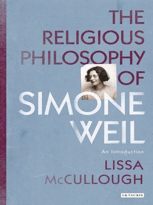 cover image of The Religious Philosophy of Simone Weil